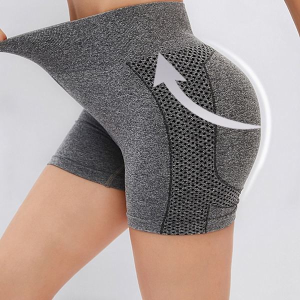 Jonformande shorts Butt Lifting Shorts GRÅ S(48-53KG) grey S(48-53kg)