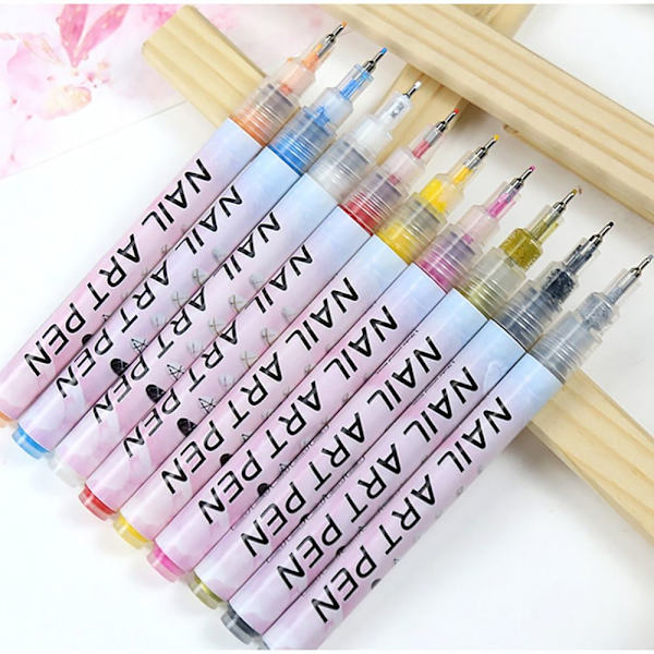Nail Art Tegnepen Graffiti Gel Pen ORANGE 0,5MM 0,5MM ORANGE 0.5MM-0.5MM