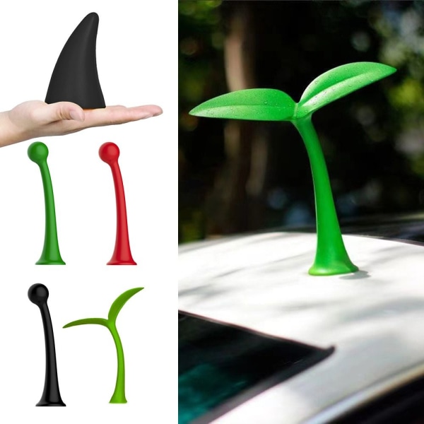 Auton kattokoriste 3D-stereoautotarrat PUNAINEN 2 2 Red 2-2