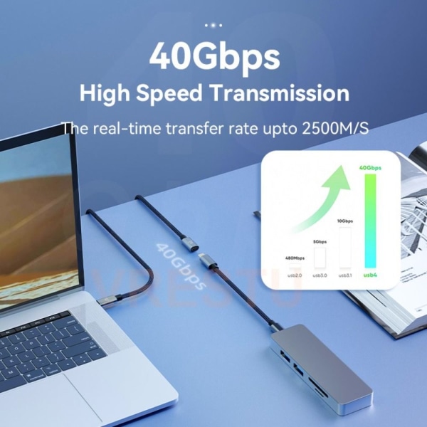 Typ-C förlängningskabel USB 4 Extend 0,8M 0.8m