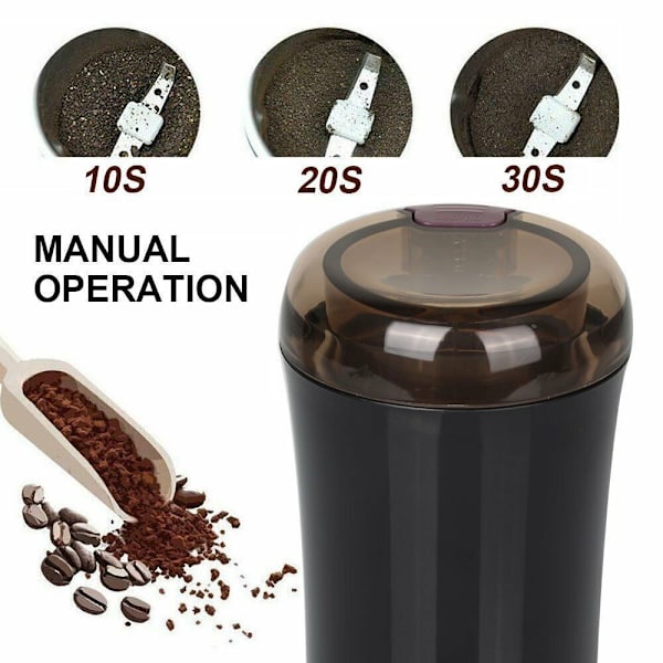 Kaffekvarnar Malkvarnsmaskin SVART EU-KOPPLING black EU Plug