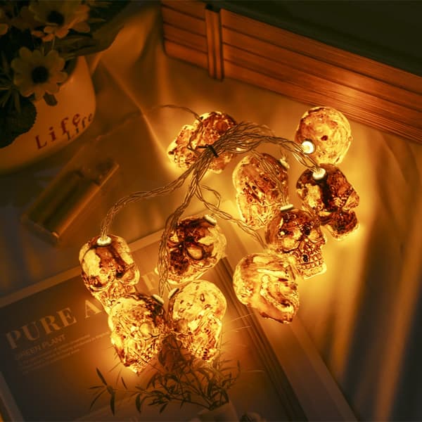 Halloween LED String Light Skeletter Lights 3 3 3