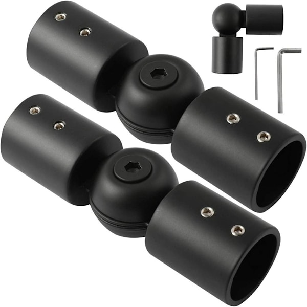 2st Armbågskontakt Hörnkontakt SVART SVART Black