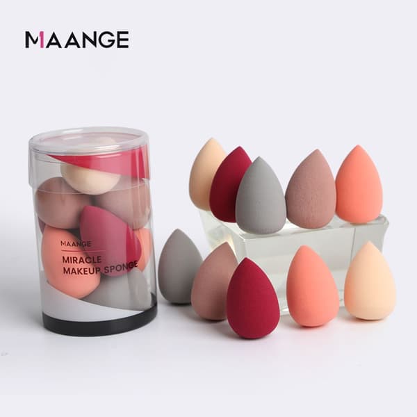 MAANGE 10 st Makeup Foundation Svamp