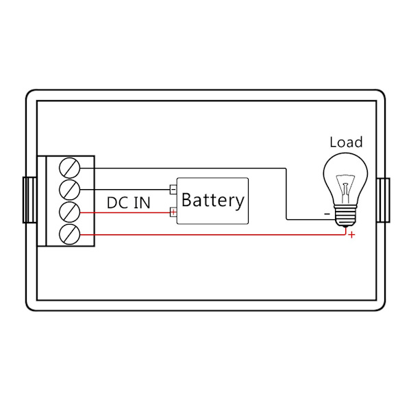 Dc Digital Multimeter Spænding Ampere Power Energimåler LCD