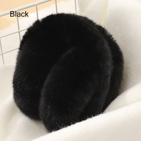 Talvi kuulosuojaimet korvanlämmittimet MUSTA Black