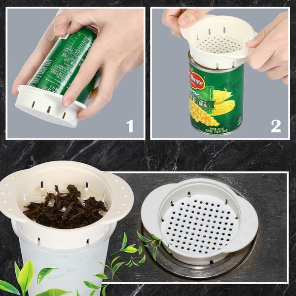 Tuna Can Sil No-mess Drainer Pickle Can Filter