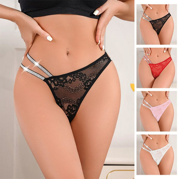 Perspective Trosor G-string Bikini Underkläder VIT S White S