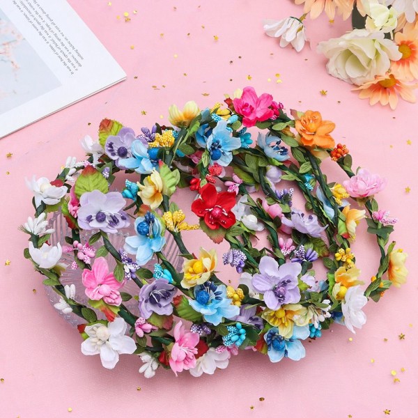 Flower Crown Bohemia Garland GREEN GREEN Green