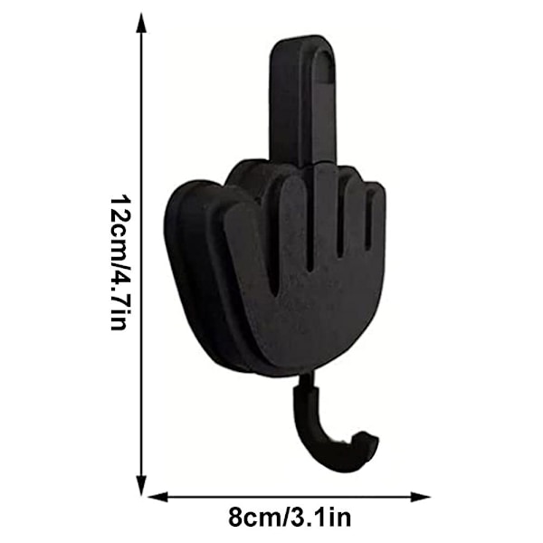 1/2 ST Långfinger Nyckelhållare Nyckelhållare 2 ST 2PCS
