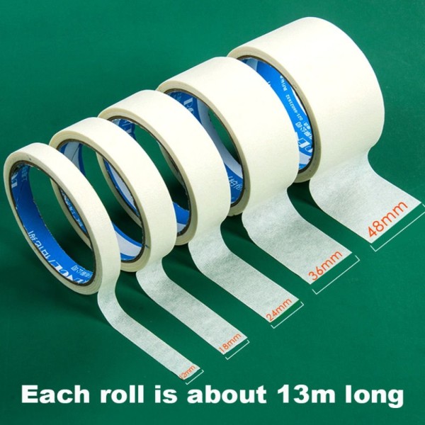 4 rull maskeringstape selvklebende tape 18MM 18MM 18mm