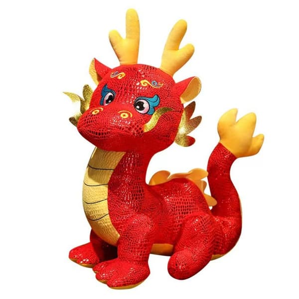 Simuleret dragefyldt dyr 24CM 24cm