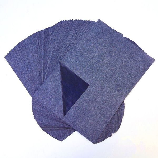 Kulstofkopipapir Brevpapir BLÅ 100 STK/BAG 100 STK/SÆKKE Blue 100PCS/Bag-100PCS/Bag