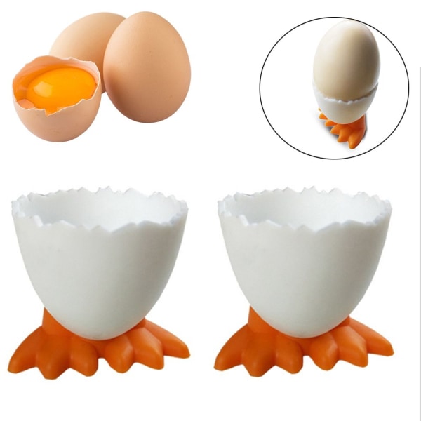 4st söt kreativ äggkoppshållare Ägghållare 4Pcs