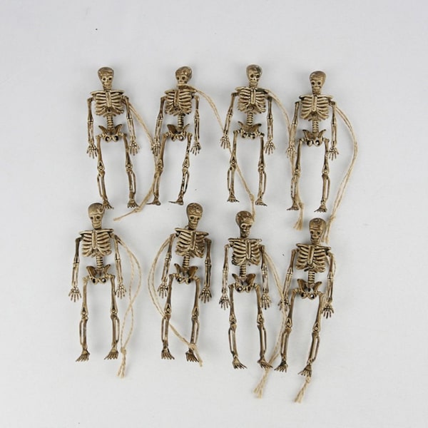 Poseable skelet legetøj Lille skelet figur menneskelige skelet 8 pcs