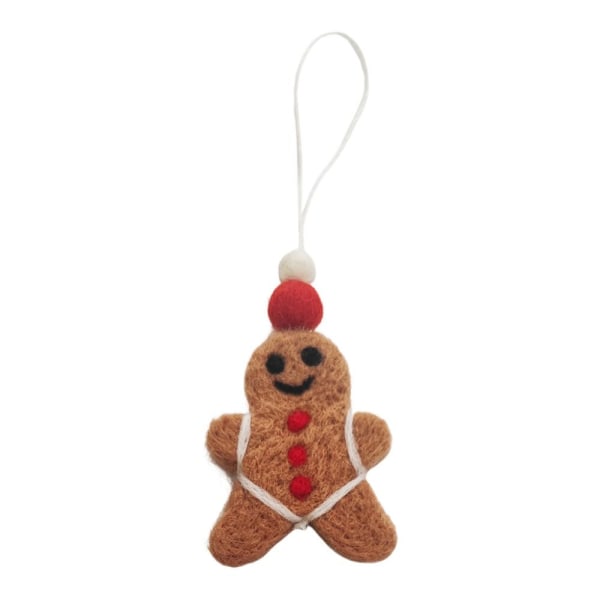 Joulun ripustuskoristeet Kudonta riipukset PIPARKAkkumies Gingerbread Man