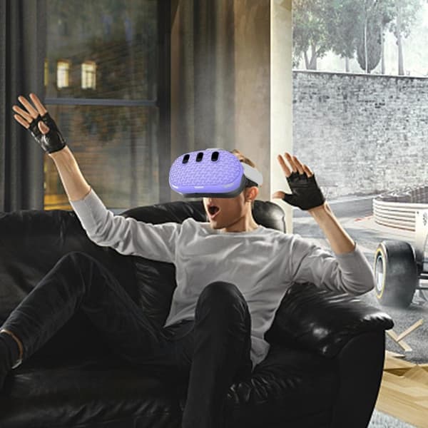 VR Headset Cover Silikonetui HVID White