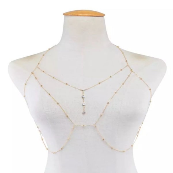 Underkläder Chain Chest BH Chain GOLDC C GoldC
