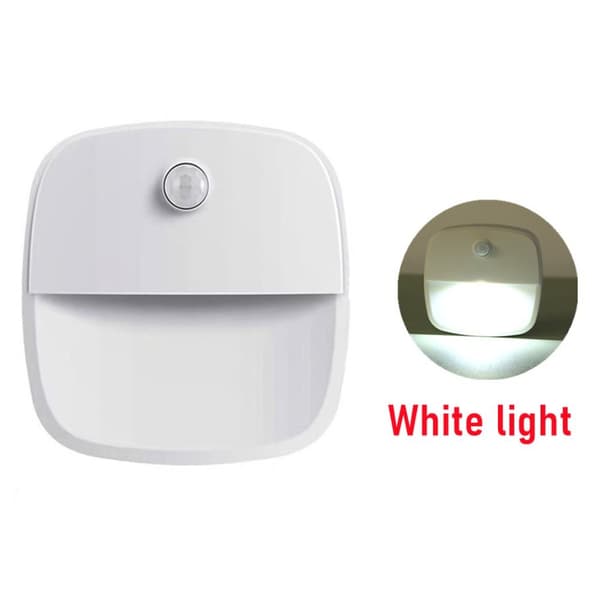 1/3 Stk Bevegelsessensor Lys LED Nattlys HVIT LYS X1 HVIT White light x1
