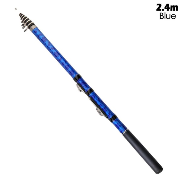 Teleskopisk fiskespö Pen Pole BLÅ 2,4M 2,4M Blue 2.4m-2.4m