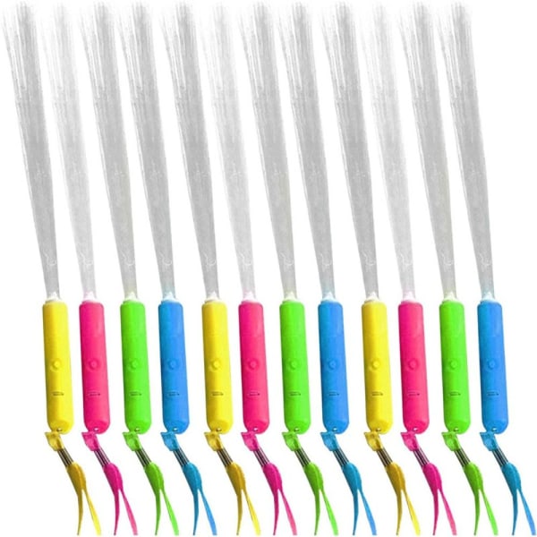 Glow Fiber Optic Wand Light Up Stick Glow Sticks Random color