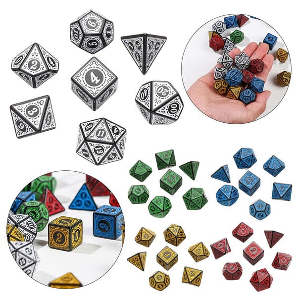 10 kpl set Noppapelit SININEN blue