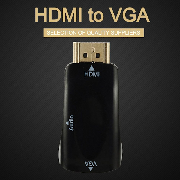 HDMI til VGA-adapter HDMI til VGA-konverter KVINNE TIL KVINNE female to female