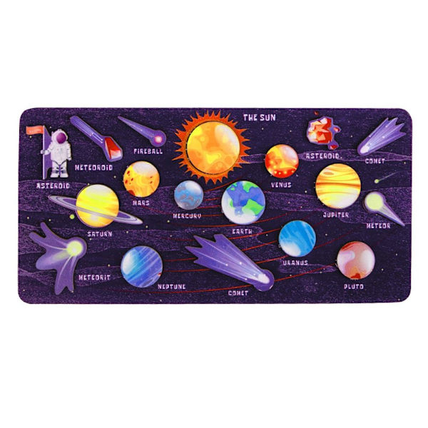 Aurinkokunnan Jigsaw Planets Cognition 1 1 1