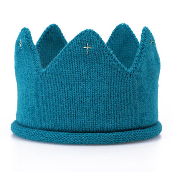 Crown Baby Hat Vastasyntynyt tyttö Poja Hat GREEN GOLD LINE GOLD LINE Green Gold Line-Gold Line