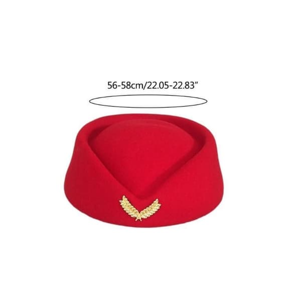 Kvinnlig flygvärdinna Hat Air Hostesses Hat 2 2 2