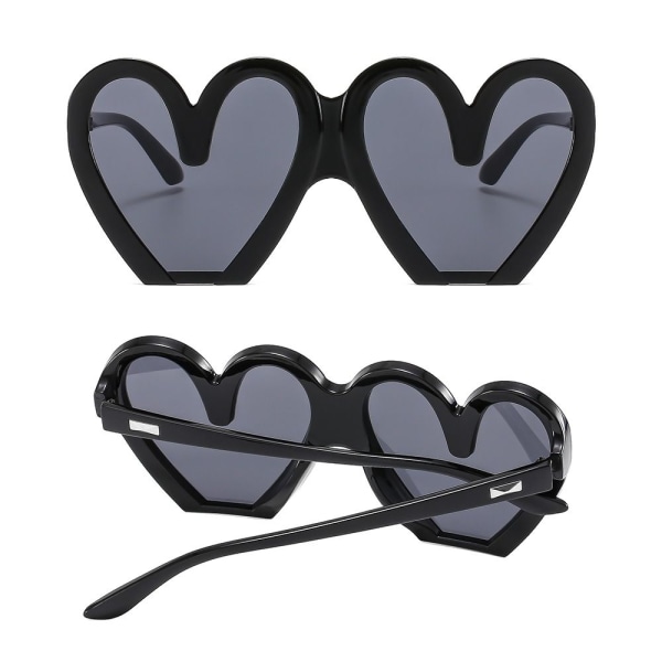 Hjertesolbriller til kvinder Strandsolbriller HVID White