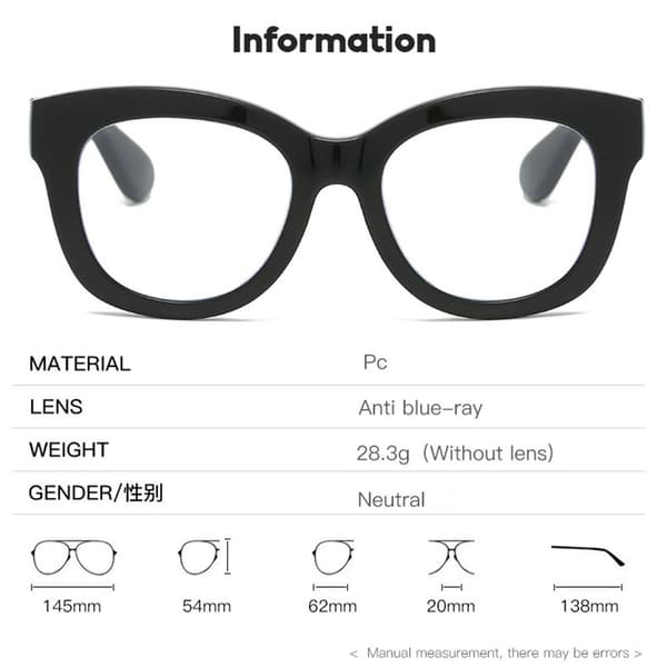 Anti-UV Blue Rays Briller Computer Goggles LEOPARD PRINT leopard print