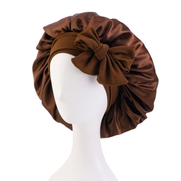 Sleeping Cap Silk Yömyssy COFFEE coffee