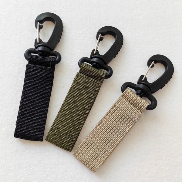 4 stk Webbing ryggsekk stropp Quickdraw karabinkrok ARMY GREEN Army Green Style 1-Style 1