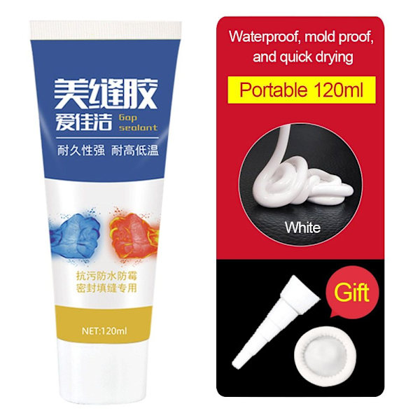 Tile Gap Repair Agent Badeværelsesmaling SORT Black