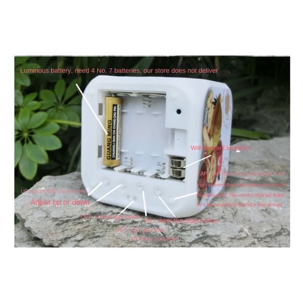 Vekkerklokke Wake Up Clock Quad Clock