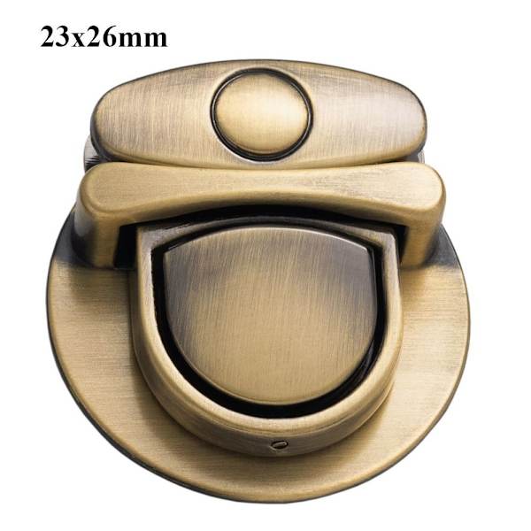 2 stk Slidstærkt lås Drejelås 23X26MM5 5 23x26mm5
