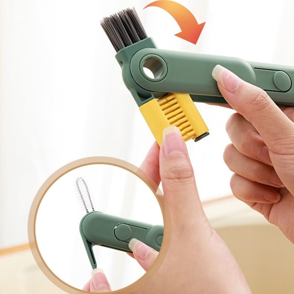 Flaskkopp Lock Brush Cleaner Tools BLÅ blue