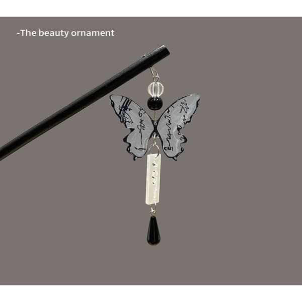 5 Stk Butterfly Dusk Hårnål Lang Dusk Hodeplagg Pan Hår 5pcs