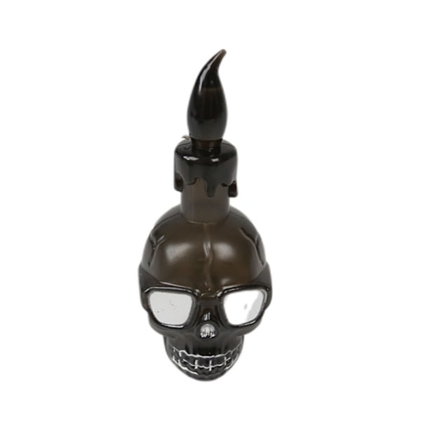 Halloween-kallovalo Elektroninen lamppu MUSTA black