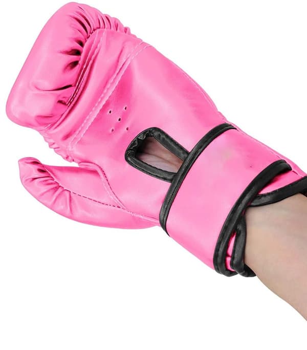 Boxningshandskar för barn PU Läder ROSA pink