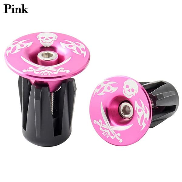 2stk Endepropper Lås Håndtag Styrstik PINK Pink
