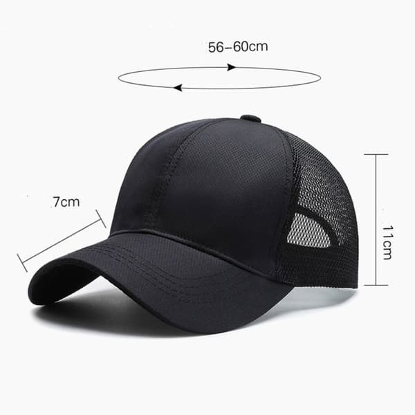 Mesh baseball-hatut Juoksuhattu HARMAA grey