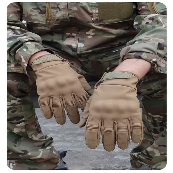 Motorcykelhandsker Tactical Combat Handsker BROWN S brown S