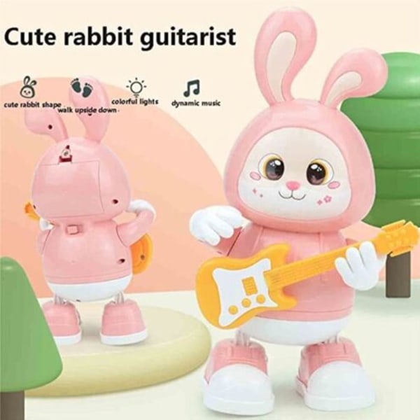 Dancing Bunny Toy Kitaristi Rabbit Dancing Toy SININEN blue