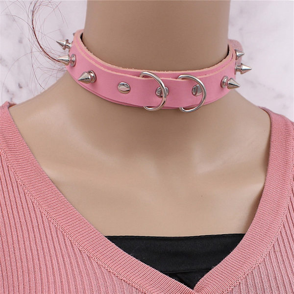 Krage Halskjede Anheng Halskjeder ROSA Pink