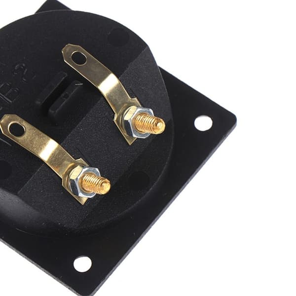 2 st högtalarterminaler Högtalarboxar med 2 bananer 2Pcs