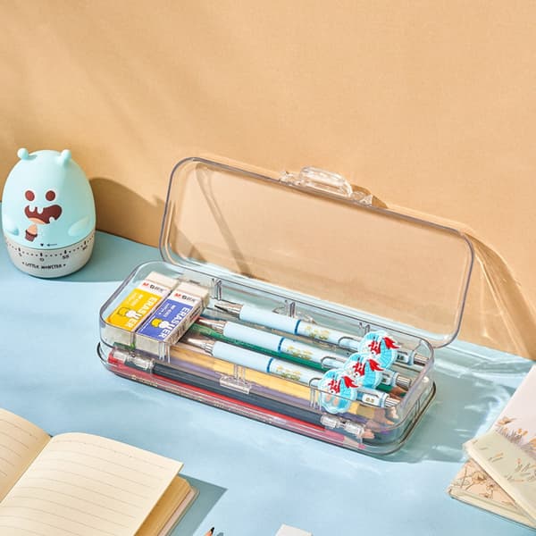 Pencils Box Pen Case HVID White