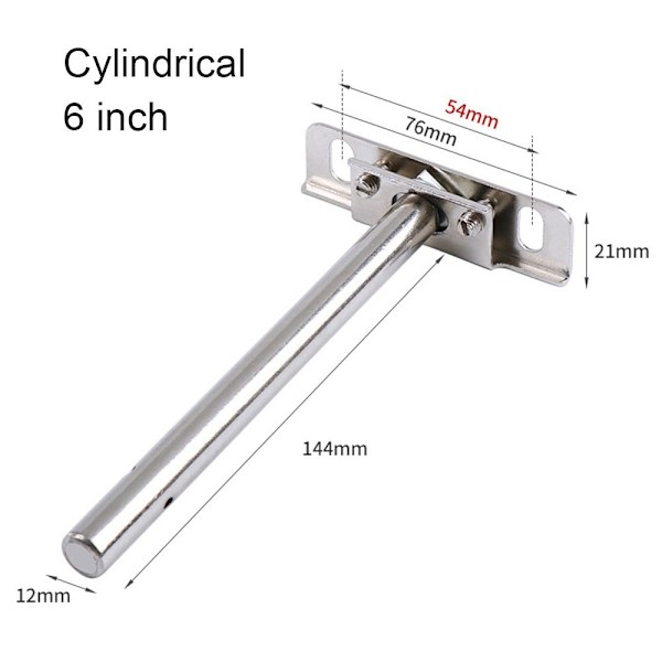 Hyllfäste Hyllstöd 6 TUMCYLINDRISK CYLINDRISK 6 inchCylindrical