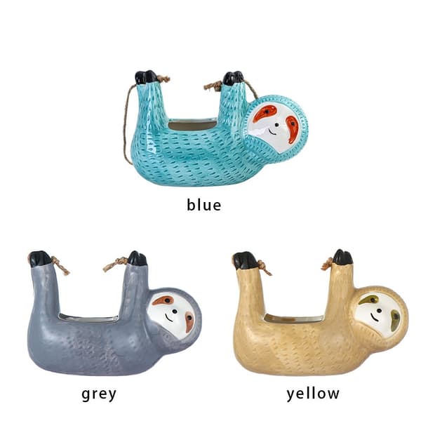 Sloth riippuvat istutuskoneet HARMAA grey